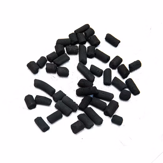 Effiziente Aktivkohle in Form von Kohlegranulat zur Behandlung von Abgasen